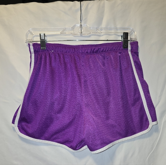 Justice Purple Athletic Shorts for Girls Size 16 - Picture 2 of 4
